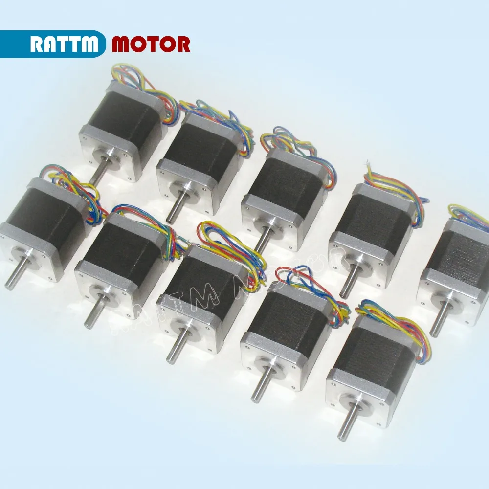 

10PCS 0.9 Deg Nema17 CNC stepper motor 48mm/ 78 Oz-in CNC stepper motor stepping motor 1.8A 3D Print