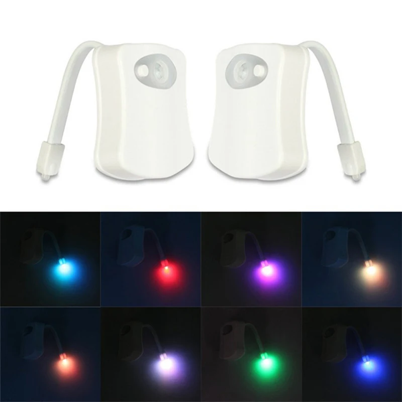 Variopinta Luce di Notte LED del Sensore Movimento Toilette Hanging Light Automatico Ciotola con Impos | Лампы и освещение