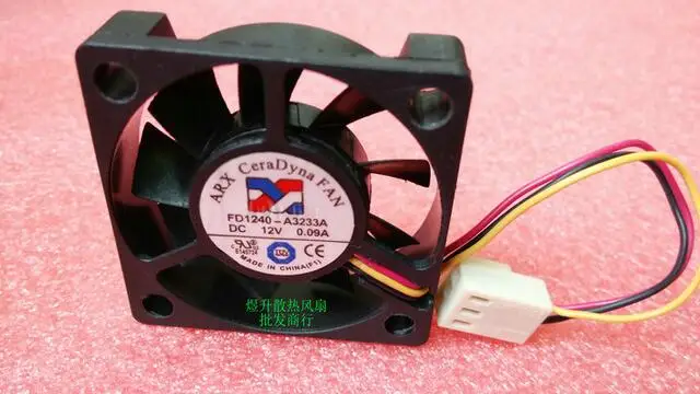 Трехстрочный тихий вентилятор Ceradyna FAN 40*40*10 FD1240-A3233A DC12V 0.09A | Компьютеры и офис