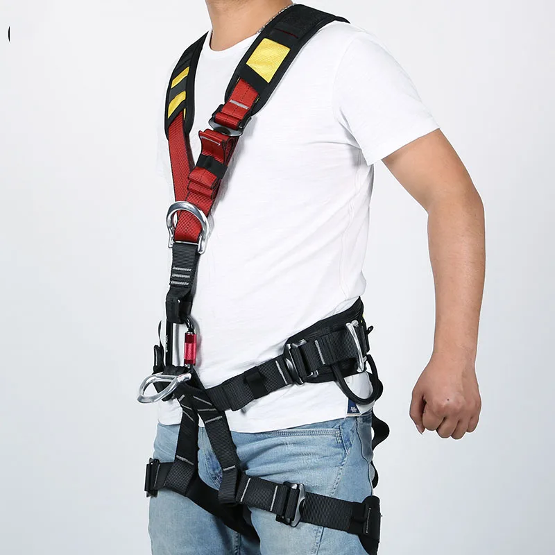 Body Safety Belt for High Altitude Operation Rock Climbing Rescue Body Safety Harness Comfortable Safe Rock Climbing Equipment