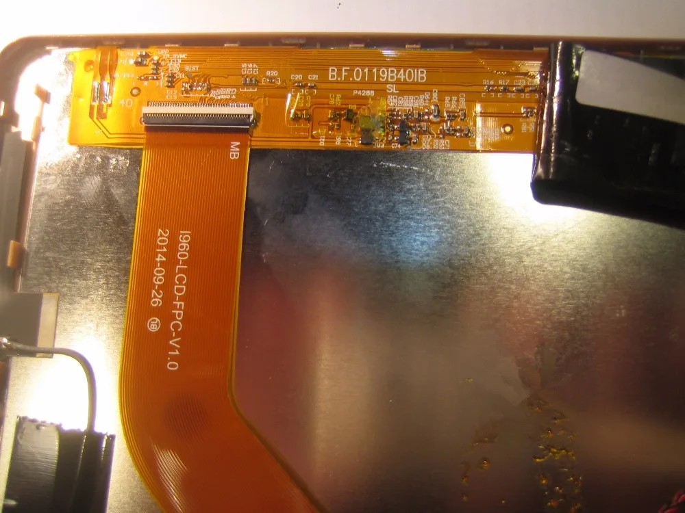 

Для 9,6-дюймовый ЖК-дисплей внутренний Дисплей экран 10,1 inch Tablet PC ЖК-дисплей B.F.0119B40IB Дисплей