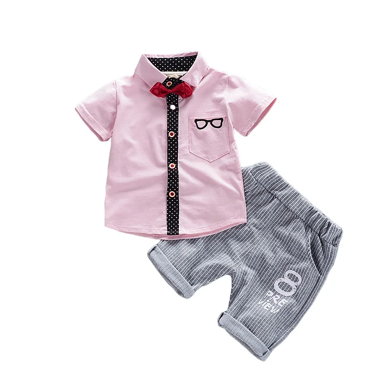 Baby Boys Casual Clothing Sets 2021 Summer Infant Gentleman Elegant 2pcs Outfit Kids Sport Suit For Toddler Children Tracksuit |