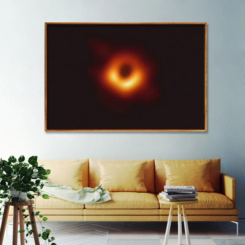 Black Hole Realist Posters and Prints Nordic Canvas Painting Home Decor Wall Art Picture Bedroom Modern | Дом и сад