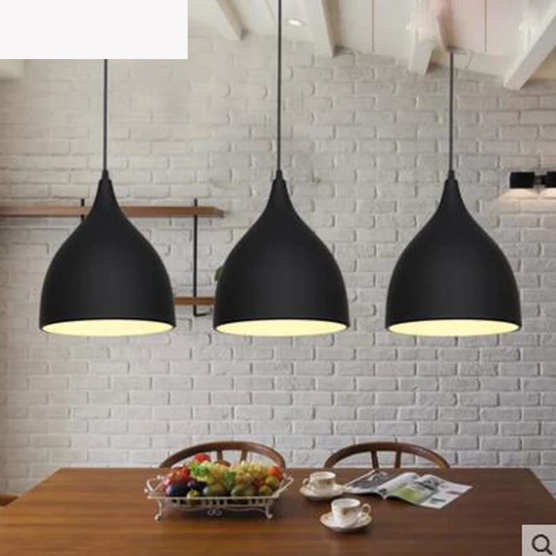 Скандинавские ресторанные люстры с одной головой кафе магазин одежды бар