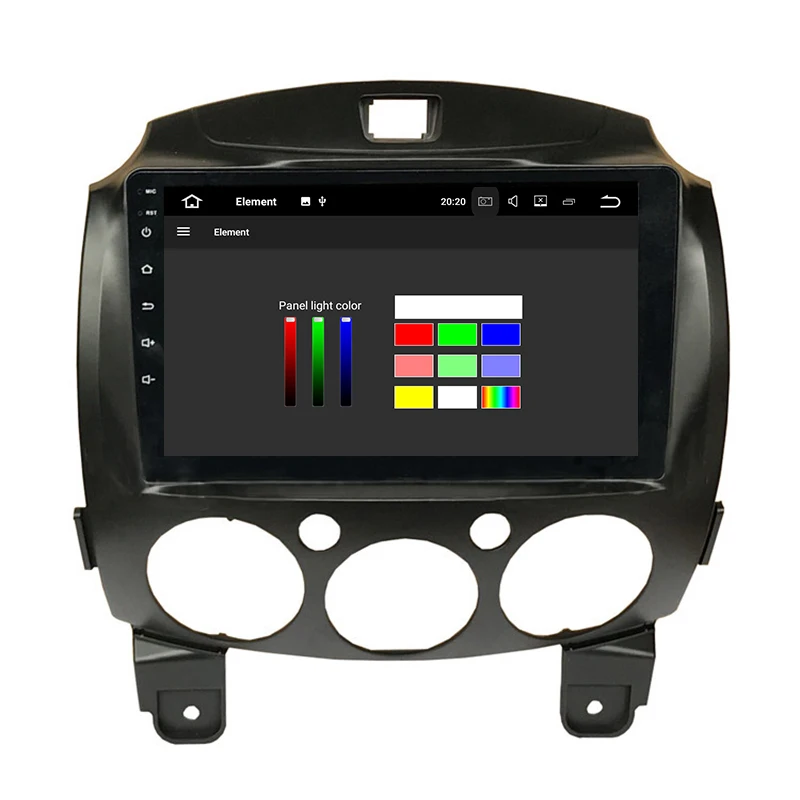 Aoluoya 4 ГБ Оперативная память Восьмиядерный Android 8 0 Автомобильный DVD Радио gps