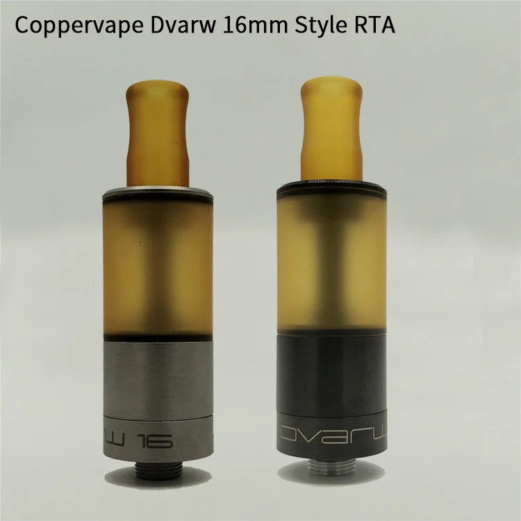 Dvarw MTL Style RTA 2 мл PEI Трубка 16 мм с 4 AFCs клиромайзер одной катушкой для Pico Baby Q16 Vape Mod DIY
