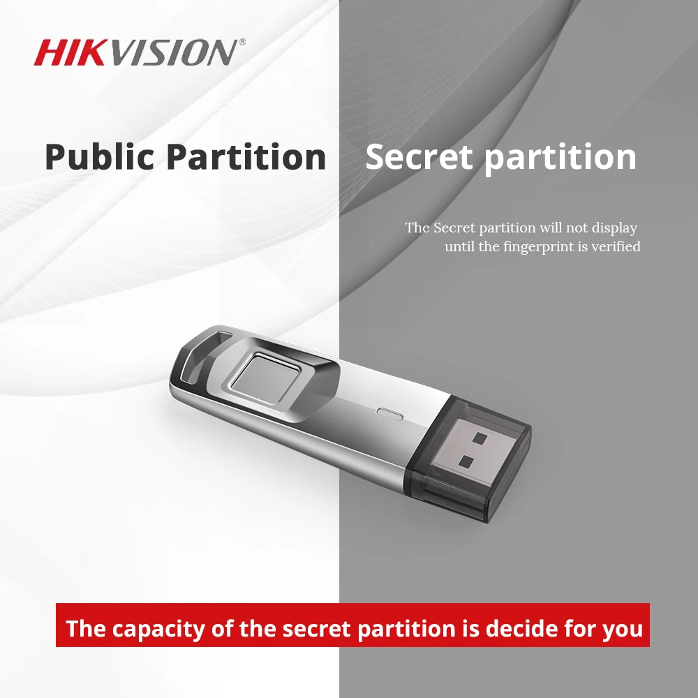 HIKVISION USB флеш накопитель 32 ГБ Флешка отпечаток пальца зашифрованный 3 0 U диск