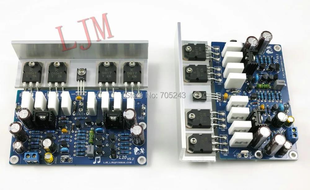 Плата усилителя мощности HIFI 2 шт. 2*200 Вт 8 Ом в сборе и сборке|amplifier board|power amphifi power amp |