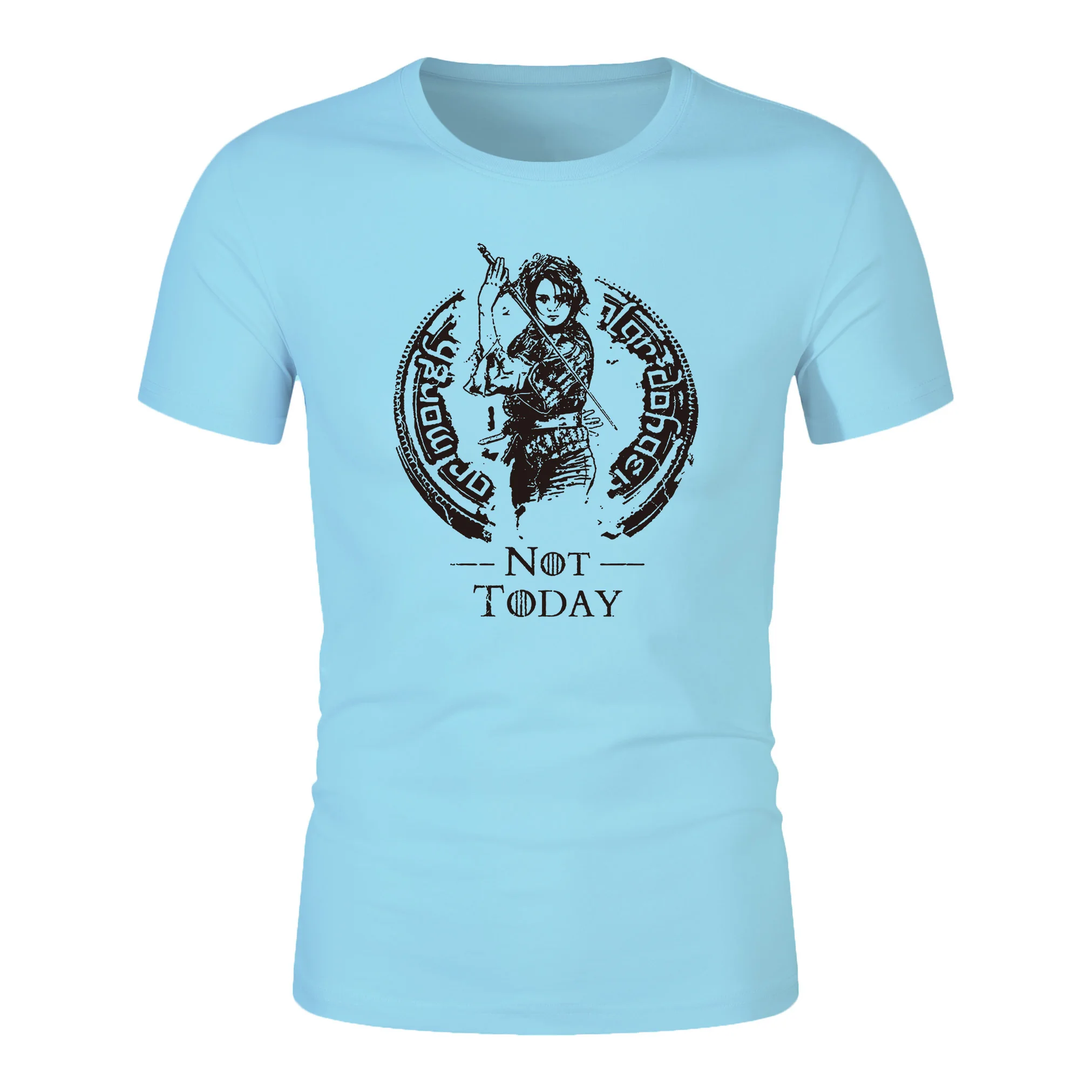 Не сегодня Игра престолов футболка человек бренд футболки camiseta masculina homme драконов