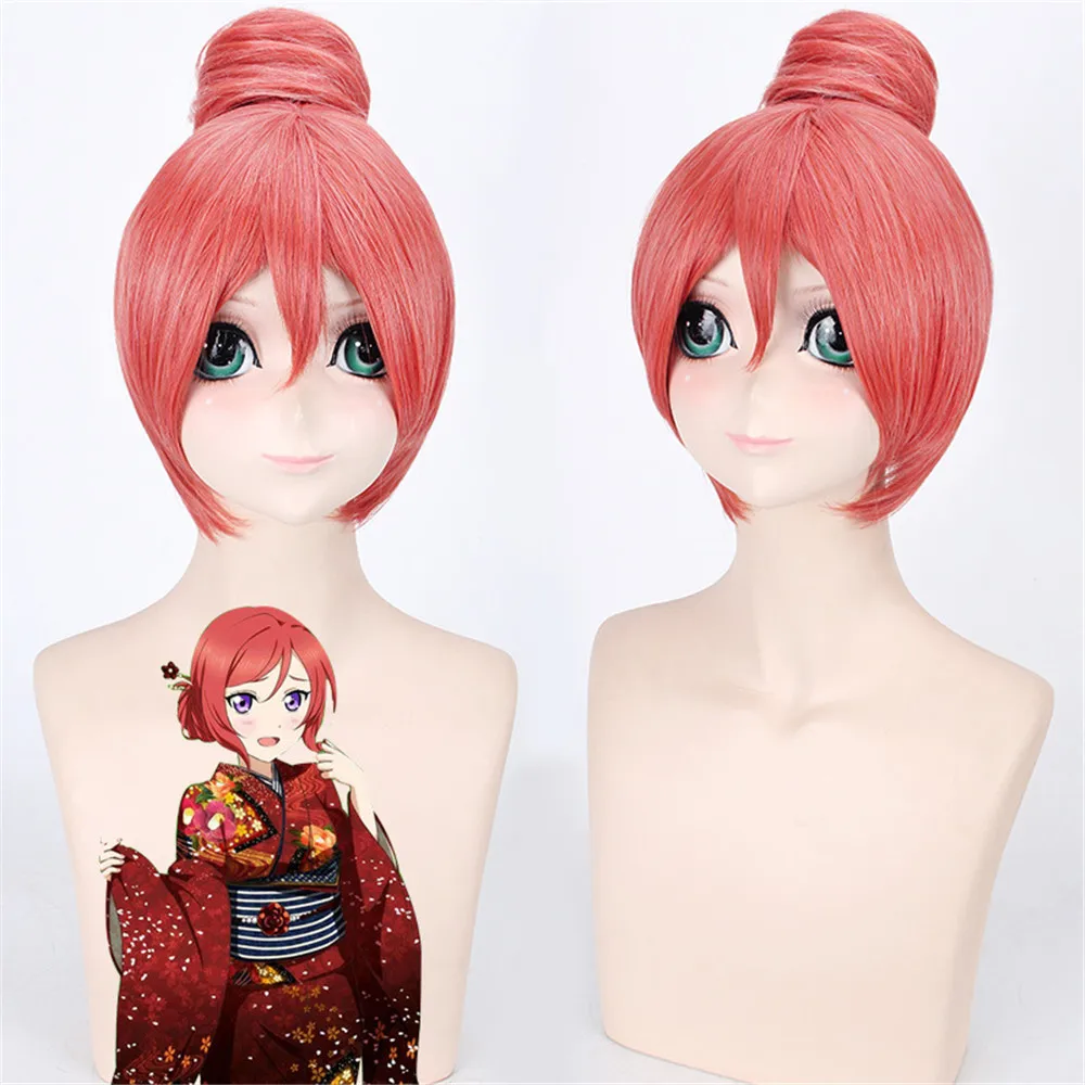 Парик для косплея из аниме Love Live Maki Nishikino термостойкие синтетические волосы с
