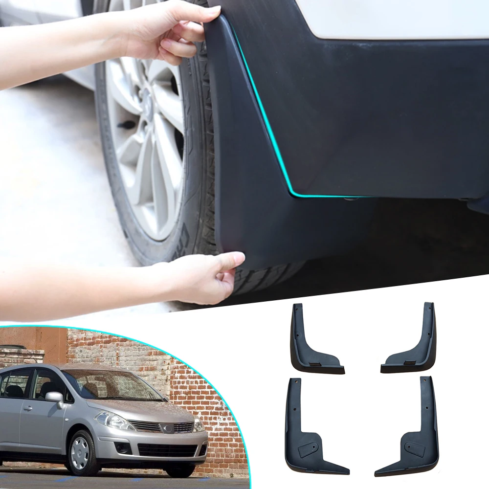 4 шт. расширитель крыла автомобиля спереди тыльная грязь закрылки брызги грязи