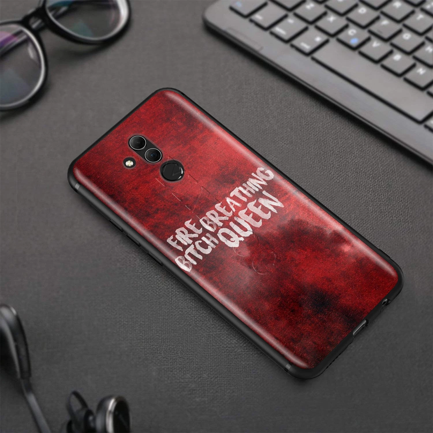 Силиконовый чехол YIMAOC с престолом стекла для Huawei Honor 6a 7a 7c 7x8 9 10 Lite Pro Y6 Prime 2018