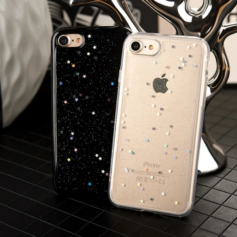 Casestory Bling Star Case For iphone X 10 case for 7 /8 plus 6 / 6s Cover | Мобильные телефоны и аксессуары