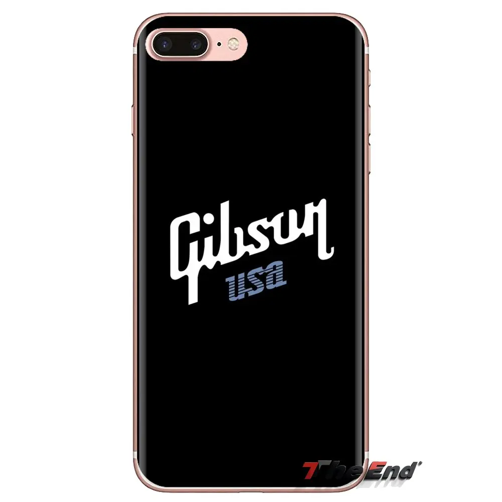 Для Xiaomi Mi4 Mi5 Mi5S Mi6 Mi A1 A2 5X 6X 8 9 Lite SE Pro Max Mix 2 3 2S TPU прозрачные чехлы Gibson гитара