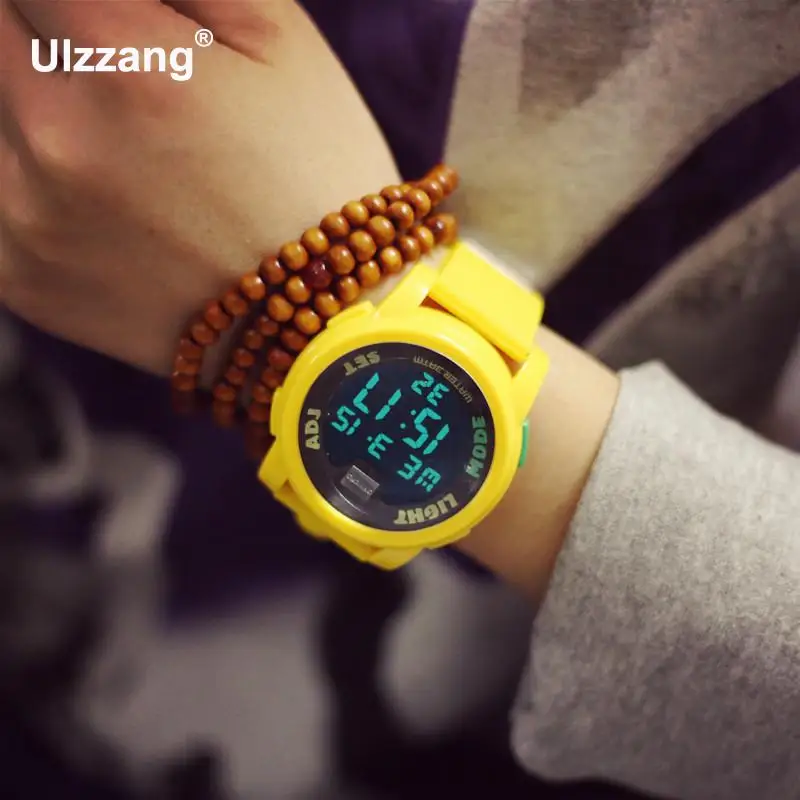 2018 Новое поступление LED Stop часы резиновые силиконовые мужские и женские для