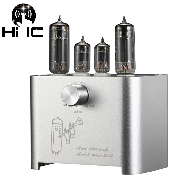 6J1 + 6P1Tube Amp HiFi мини усилитель желчи буфера Desktop ламповый усилитель|Усилители