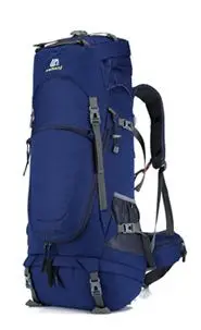deep blue 80L Открытый ранец рюкзак походный альпинистский водонепроницаемый мешок суперлегкая Спортивная дорожная посылка Сумки На Плечо 18 - Цвет: deep blue