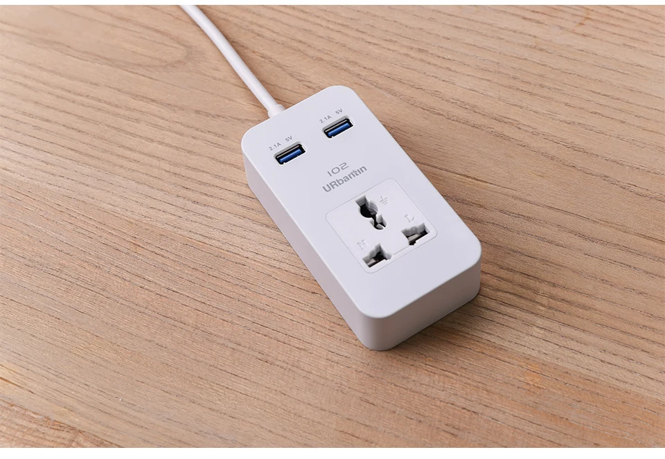 Urbantin 1AC розетки 2 USB выхода мощность полосы цвет Смарт USB гнездо быстрой зарядки с ЕС Австралия Великобритания США адаптер Домашняя электроника
