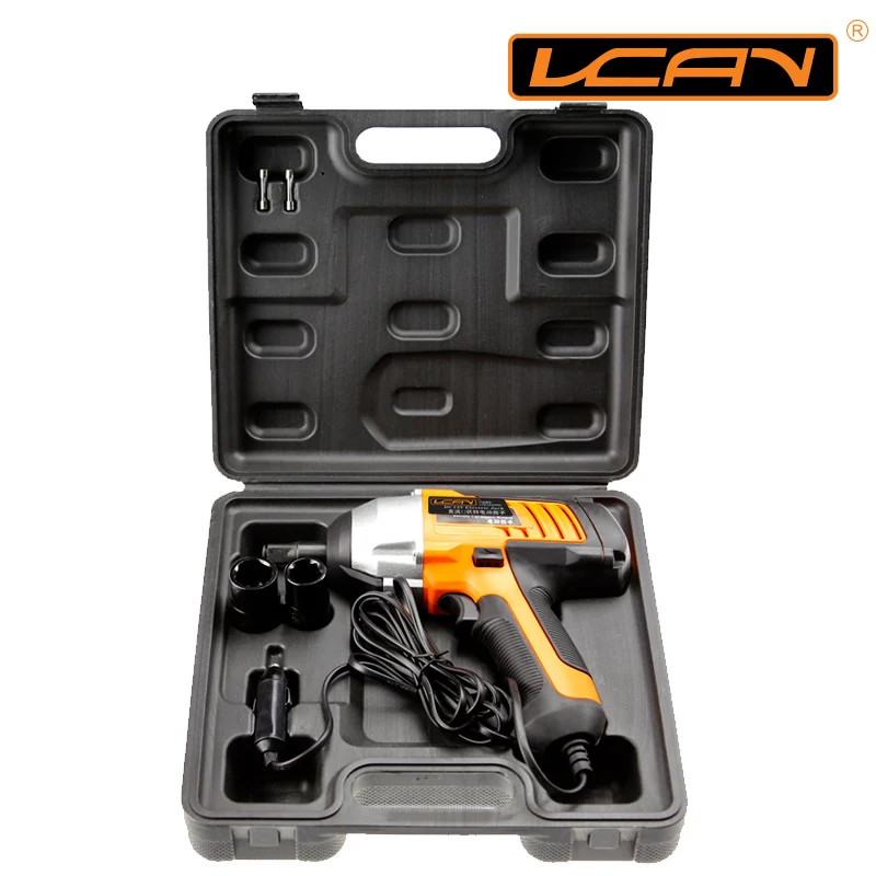 Vcan 12V DC 75W Автомобильный Электрический ударный гайковерт 380N.M 4800RPM Бесплатная