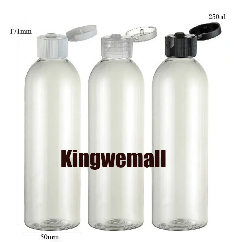 

300pcs/lot 250ml Plastic Bottle, Flip-COVER Big Bottle, LW-D-250B