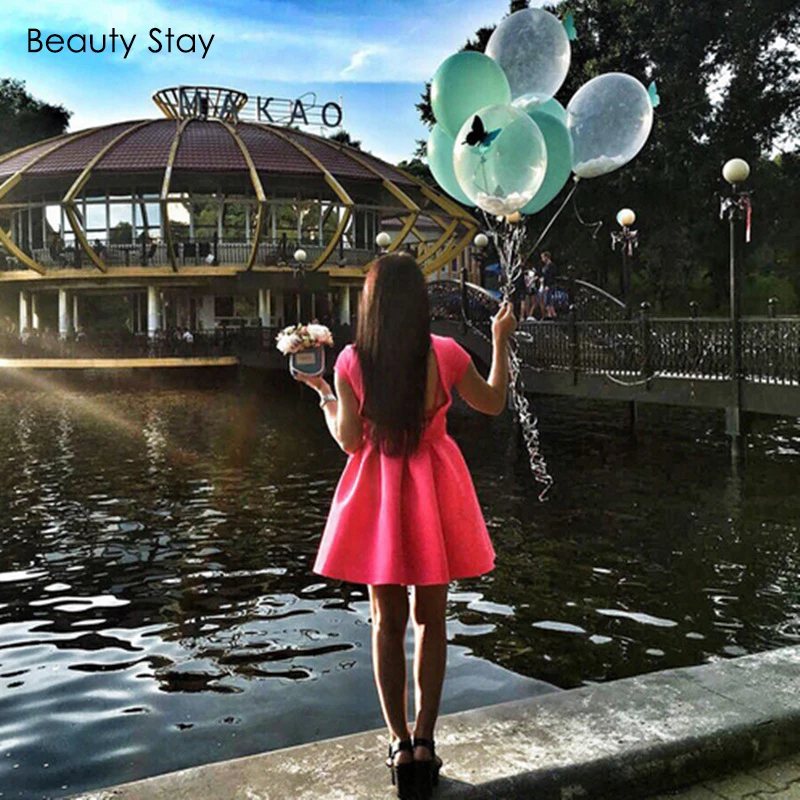 Женское Бандажное платье Beautystay Элегантные короткие платья на тонких бретельках