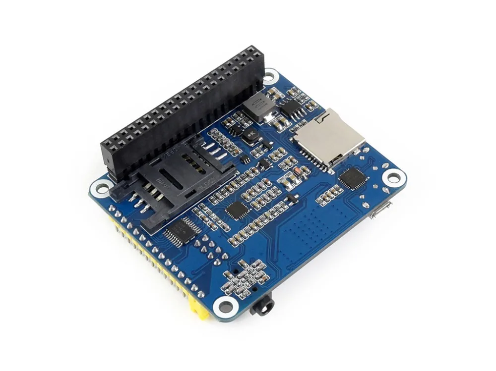 4G/3G/2G/GSM/GPRS/GNSS HAT для RPi Zero/Zero W/Zero WH/2B/3B/3B + UDP DTMF HTTP | Компьютеры и офис
