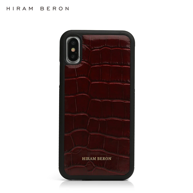 Чехол Hiram Beron CREAT из итальянской кожи с узором «крокодиловая кожа», чехол для карт, рождественский подарок, Прямая поставка