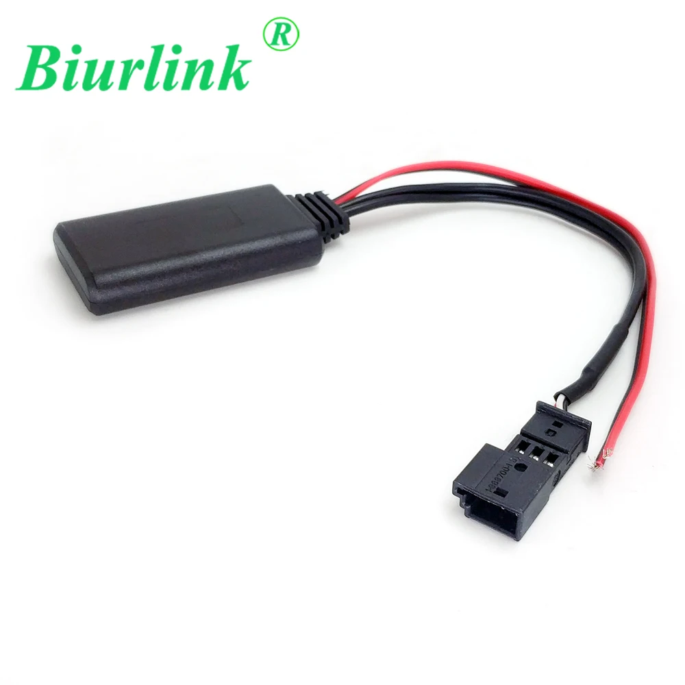 Модуль Bluetooth Biurlink адаптер аудиоприемника Aux 3 5 мм контактный вход кабель для BMW E46