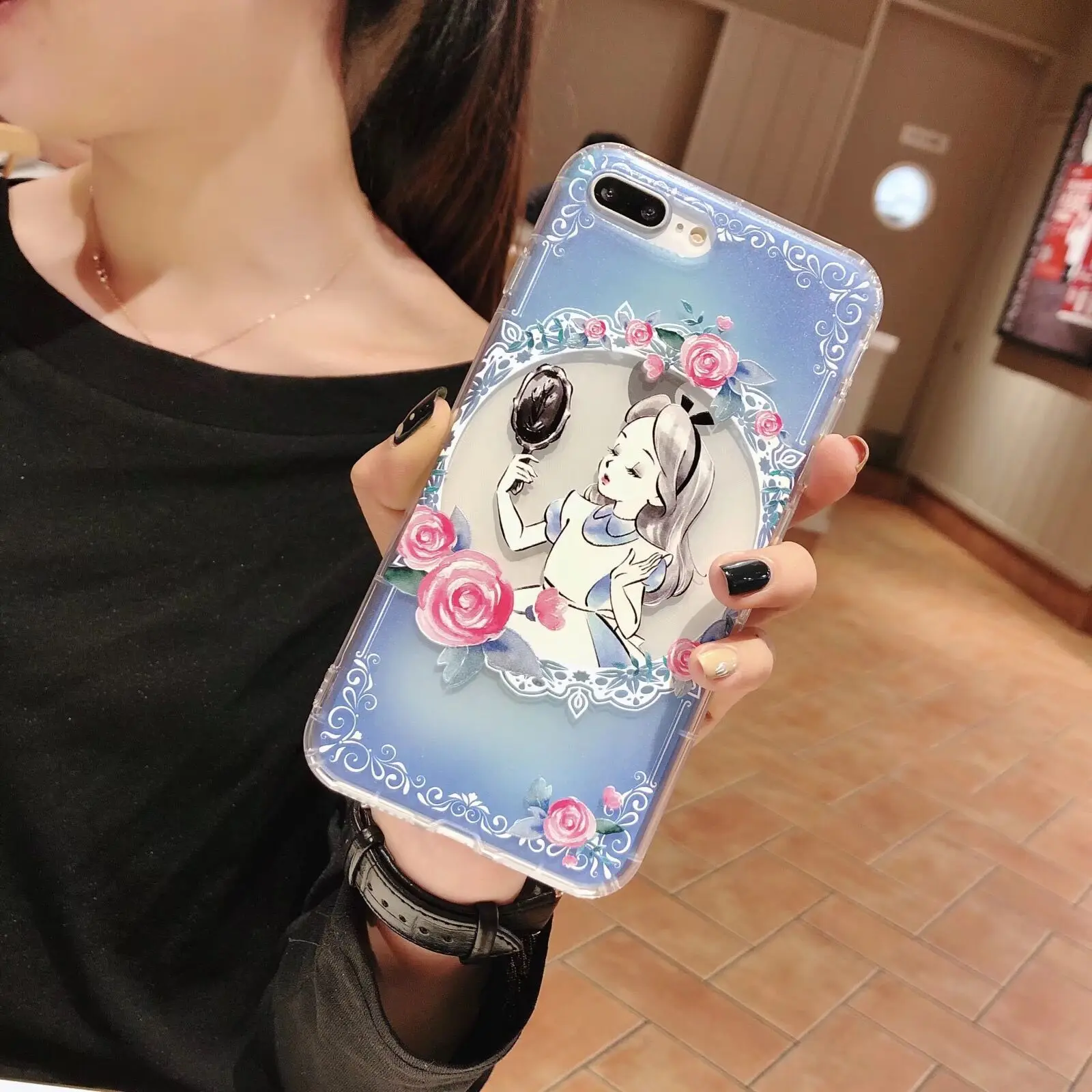 Мягкий силиконовый чехол для iphone Xs MAX Xr X 6 6splus 8 7 plus телефона Белоснежка Русалочка |