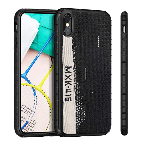 Чехол для Телефона iphone X, 6, 7, 8, 11, Xs, XR, 350, материал кроссовок, защита от падения, чехол для iphone 6S, 8, 7 PLUS, XS max, 11 Pro, MAX, чехол - Цвет: black white