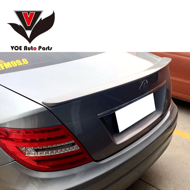Спойлер для заднего крыла W204 из АБС пластика Mercedes Benz C class C180 C200 C280 C300 C260 2008