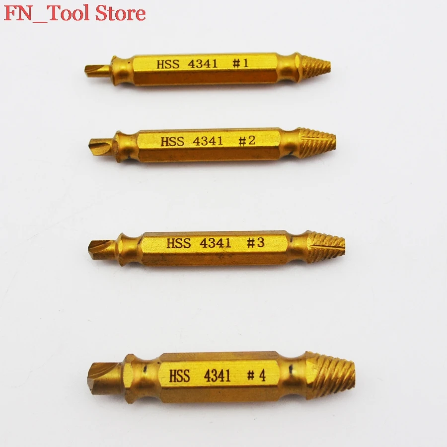 New 4pcs/set SpeedOut Damaged Screw Extractor &amp Bolt Set | Инструменты