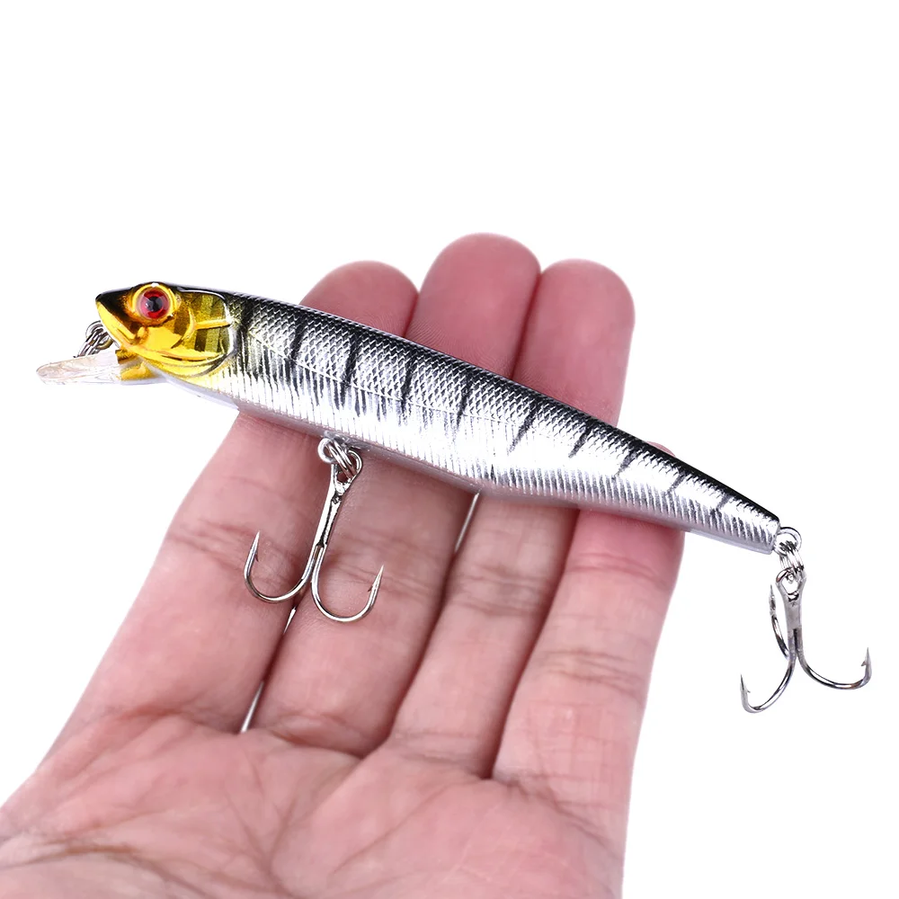 4 шт. hengjia приманка в виде мухи рыболовные образцы снасти minnow 10 5 см 15 г # крючки для