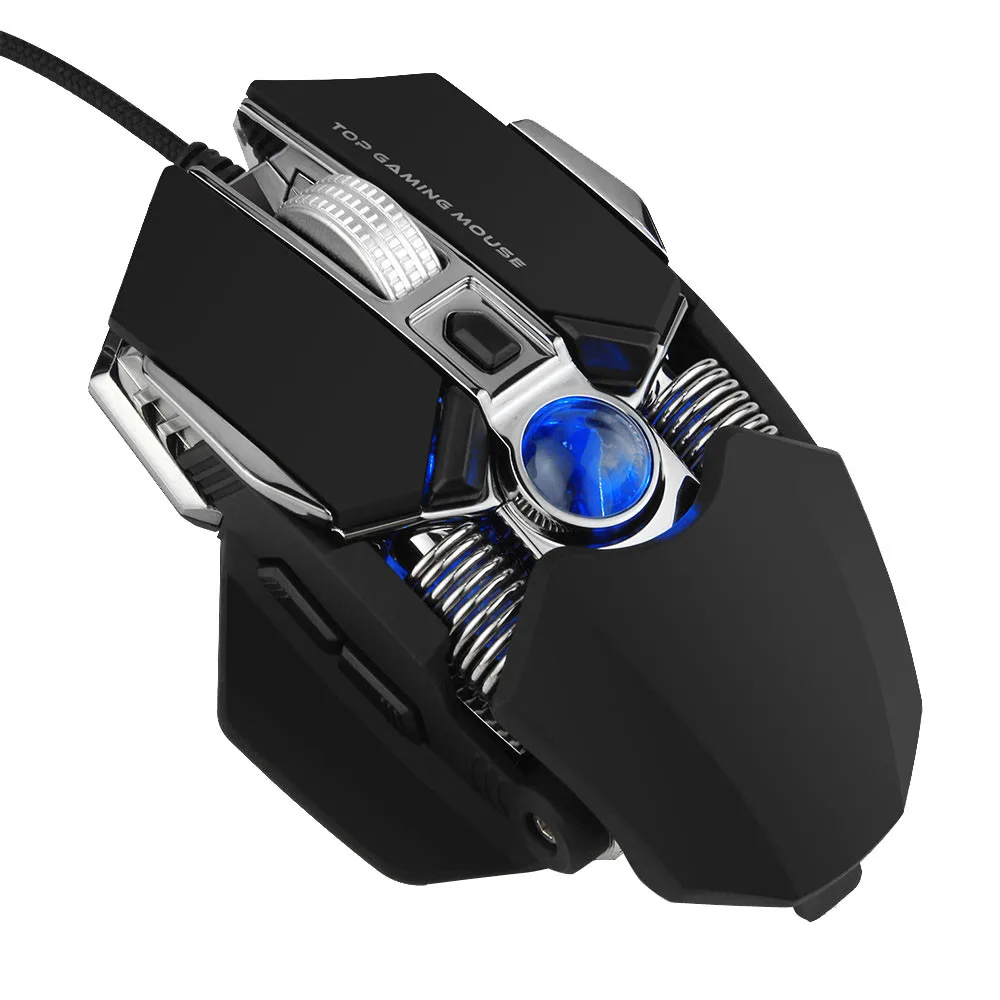 Проводная игровая мышь VOBERRY 2750DPI профессиональная светодиодная оптическая с 9