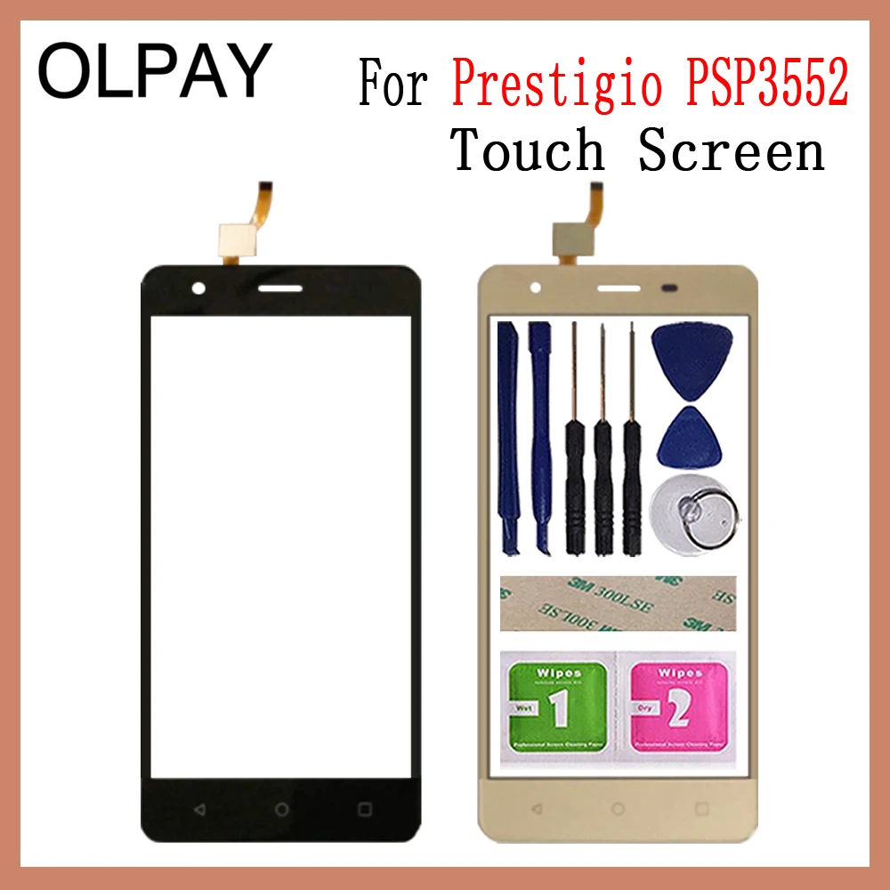 OLPAY 5,5 '' мобильный телефон сенсорный экран для Prestigio Muze H3 psp 3552 psp 3552 DUO Переднее стекло сенсорный экран сенсорная панель