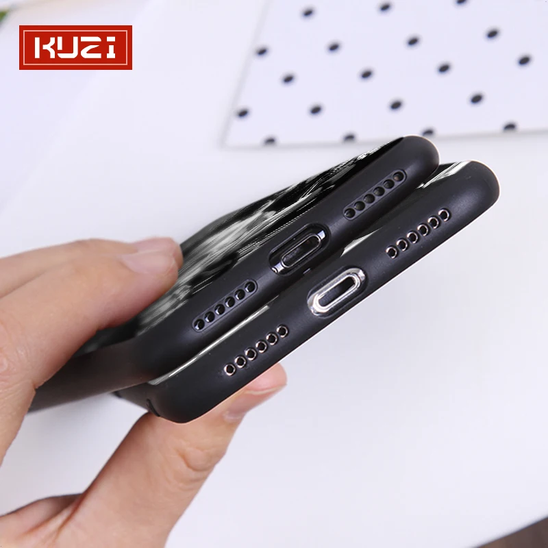 Kuzi Michael Jackson модные чехлы для iphone 7 Plus мягкий силиконовый чехол Iphone X XS 8 6 6s |