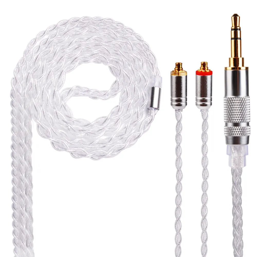 4 акций кабель MMCX для Shure SE215 SE535 0 78 мм 2 pin ZS10 ZST ZAR sony 3 5 Баланс Сменные