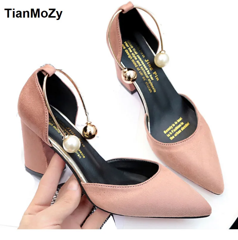 Женские босоножки на высоком каблуке сандалии гладиаторы квадратном с жемчужным