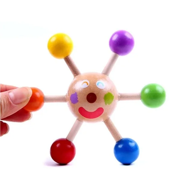 1 шт. новинка деревянный спиннинг Топ Дети Классические игрушки красочные