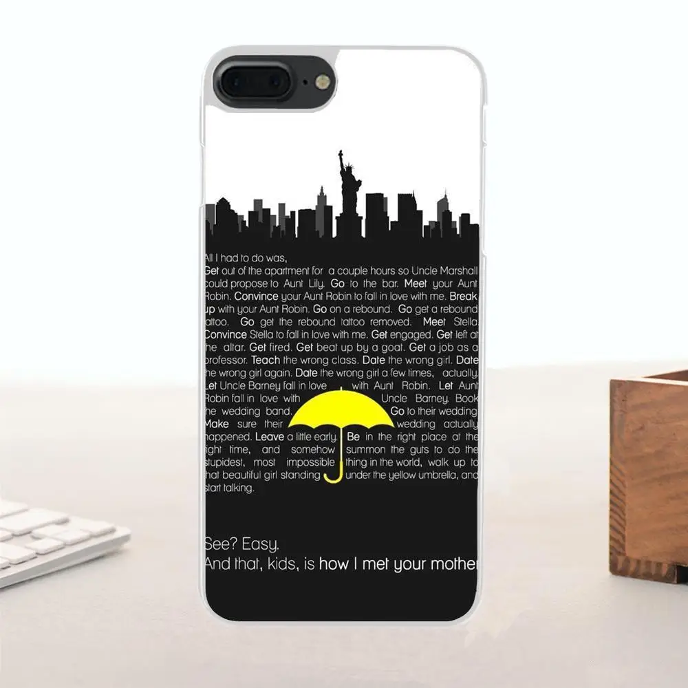 Милый чехол из ТПУ для Apple iPhone 4 4S 5 5C SE 6 6S 7 8 Plus X как я встречу с мамой|Бамперы| |