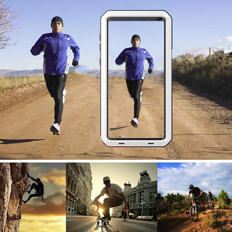 Летний спортивный водонепроницаемый ударопрочный чехол для SamSung S8 S9 Plus Note 8 9 S6 S7