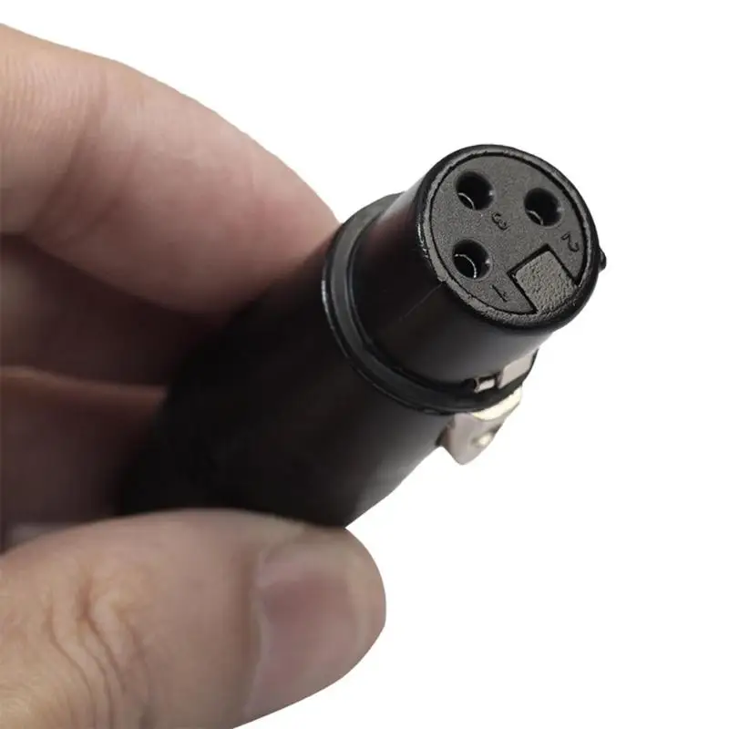 2шт 3Pin XLR Женский Мужской микрофон аудио кабель штекер DIY Разъемы адаптеры отличное качество ПВХ Резиновый рукав на хвосте