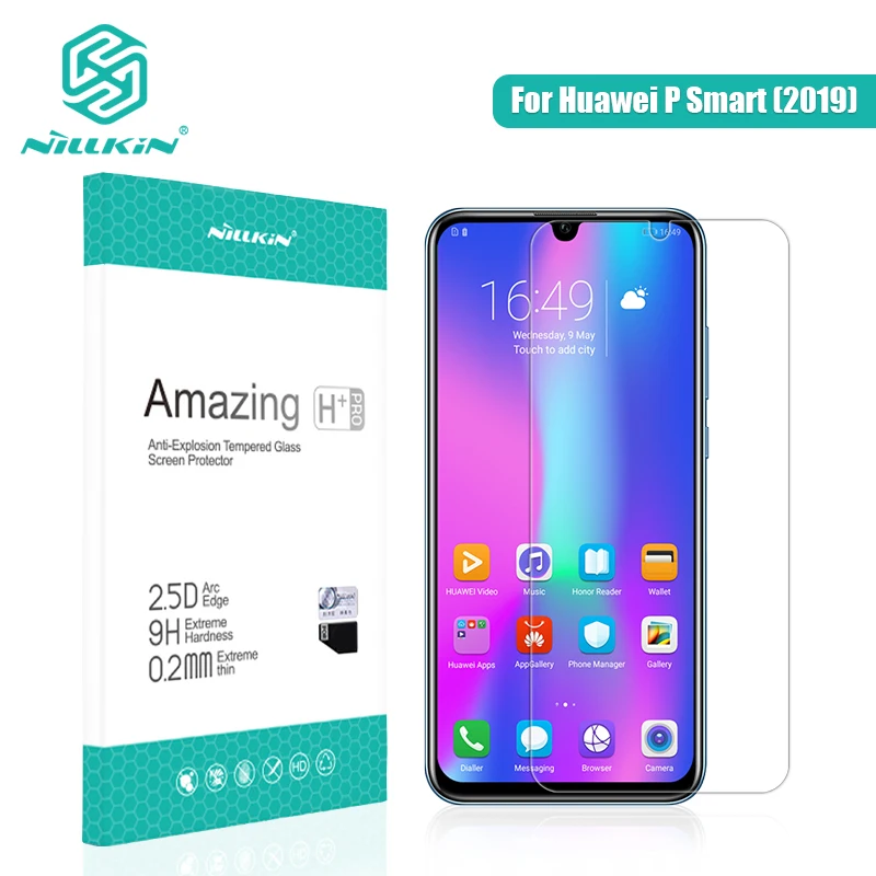 NILLKIN H/H + Pro/CP для huawei P Smart 2019 защита экрана из закаленного стекла 6 21 ''p smart 9H