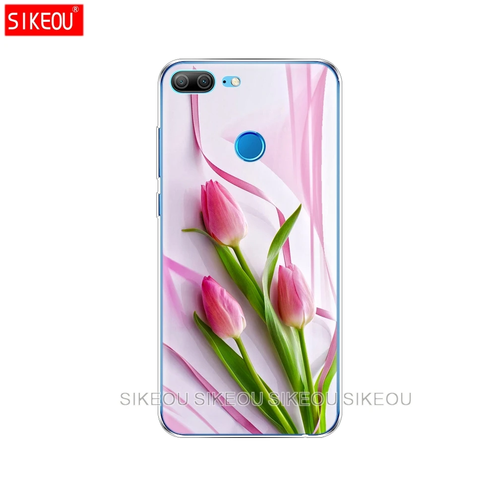 Силиконовый чехол для телефона Huawei Honor 10 V10 3c 4C 5c 5x 4A 6A 6C pro 6X 7X 6 7 8 9 LITE тюльпаны