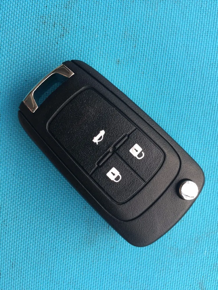 1 шт. 3 кнопки HU100 ключ с откидной крышкой для Chevrolet Camaro Cruze 2010-2013 пульт