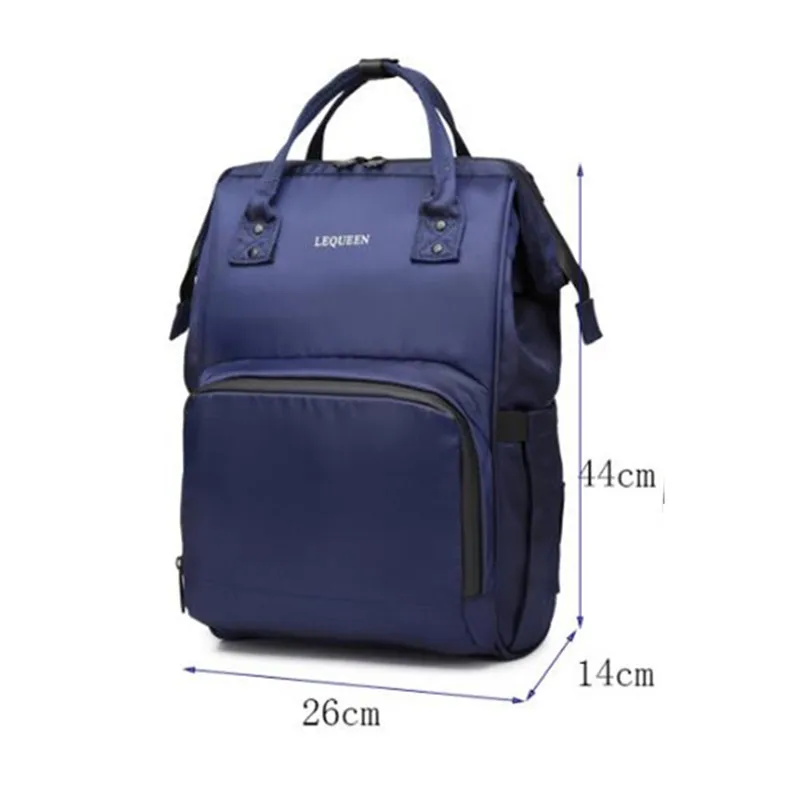 Lequeen Diaper Bag Backpack Nylon Waterproof Maternity Bags For Mother Baby Care Nappy Changing Stroller Drop Shipping | Мать и ребенок