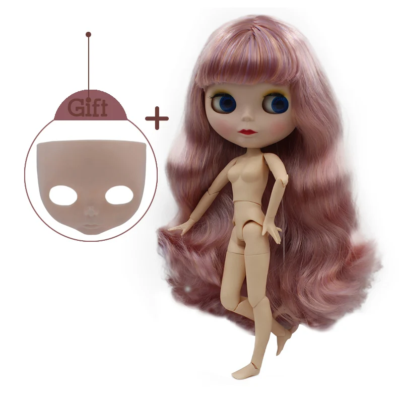 Matte Face SNO.8 Шарнирная кукла Blyth, Neo Blyth кукла Обнаженная Заказная матовое лицо куклы можно изменить макияж и платье DIY, 1/6 шарнирные куклы SO29 - Цвет: Matte Face SNO.8