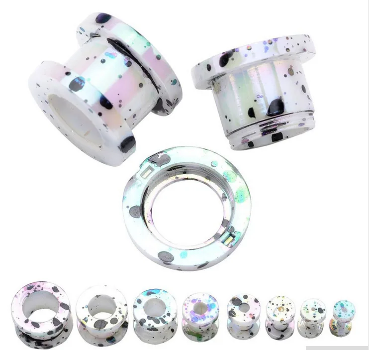 Акриловые серьги вкладыши с 3D принтом 2 12 мм|jewelry piercing|earring gaugesear gauges |