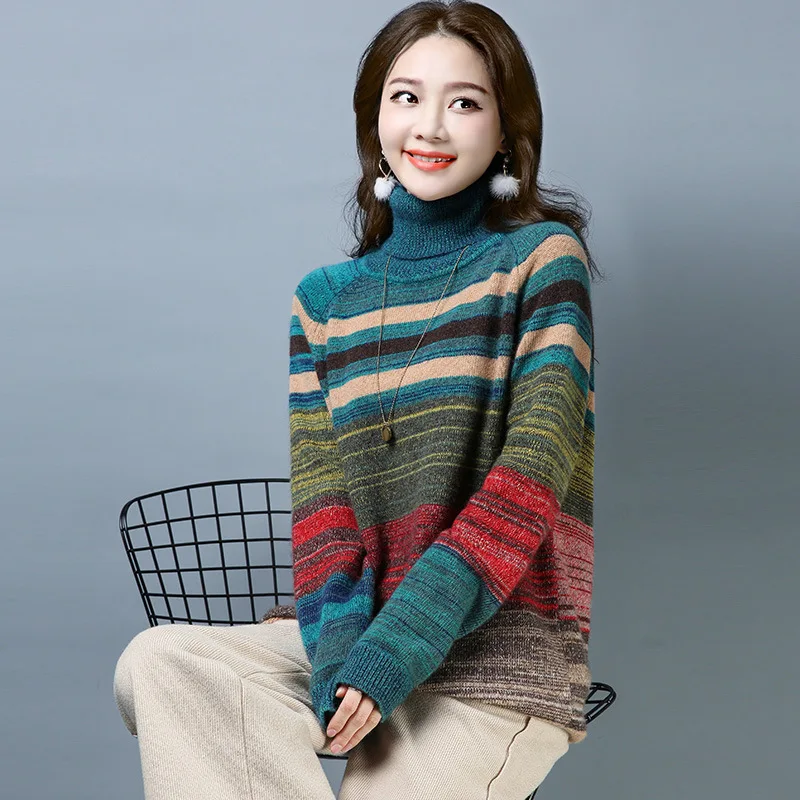 Max LuLu/Модная женская хлопковая трикотажная одежда женские плотные теплые свитера