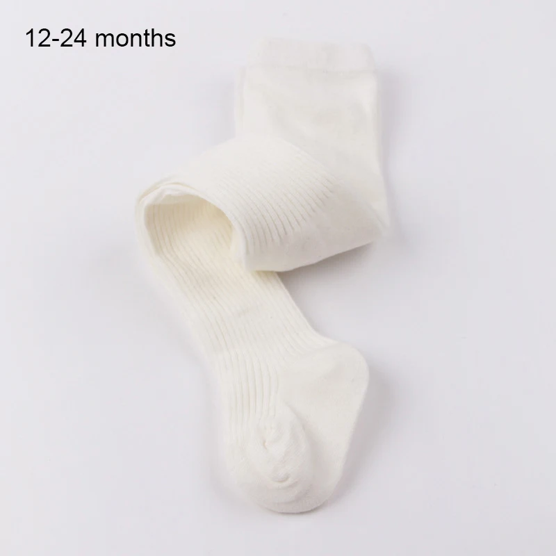 12-24M white Высокое качество; сезон осень-зима; теплые детские колготки; колготки для девочек и мальчиков; колготки для новорожденных; детская одежда - Цвет: 12-24M white